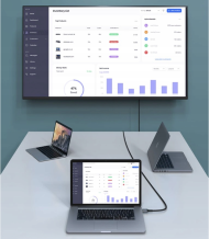 Kabel DisplayPort Display DP-DP 60Hz 4K 2m, černý