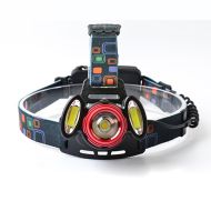 Čelovka Headlamp 1 x CREE LED + 2 x COB LED + Příslušenství ZDARMA