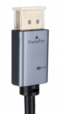 Kabel DisplayPort Display DP-DP 60Hz 4K 2m, černý