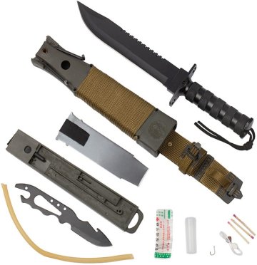 Vojenský multifunkční survival nůž RAMBO N-266 + Příslušenství ZDARMA